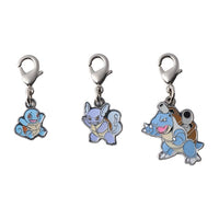 3 PC Metal Keychain - Squirtle, Wartortle, & Blastoise