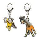 2PC Metal Keychain - Girafarig & Farigiraf