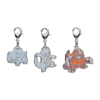 3PC Metal Keychain - Rhyhorn, Rhydon & Rhyperior